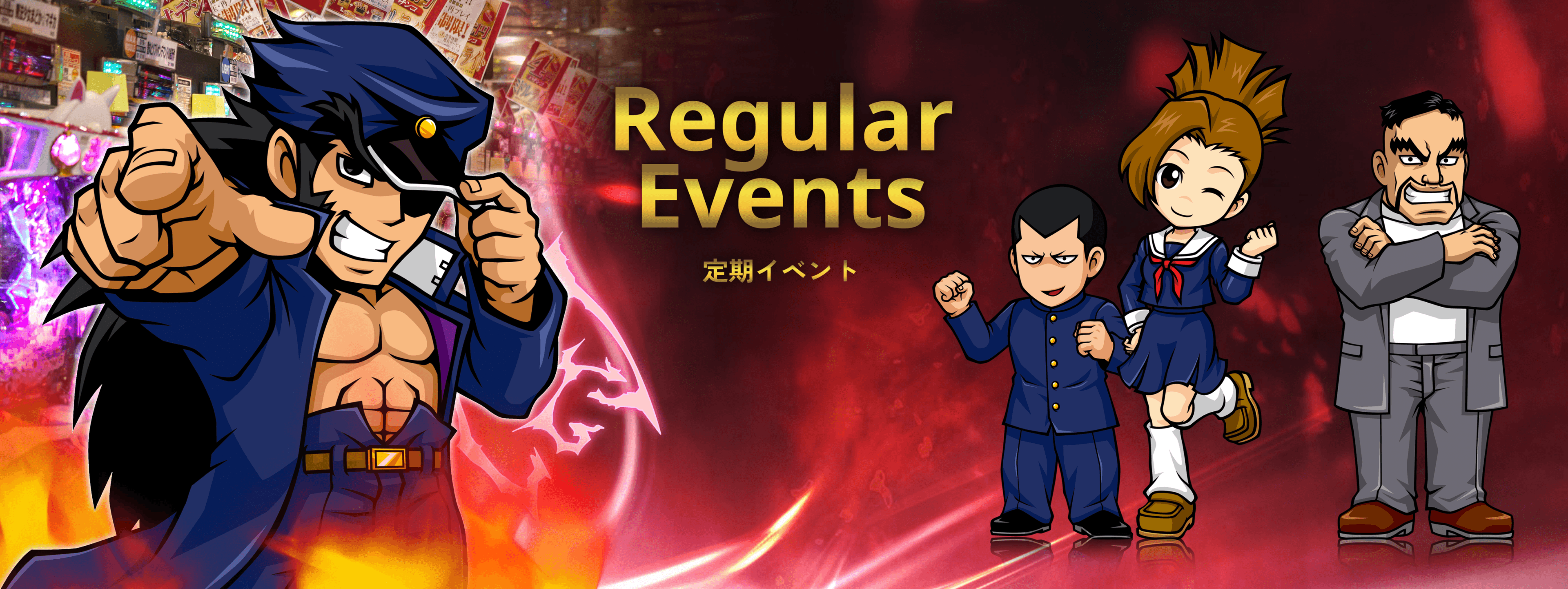 regular events banner